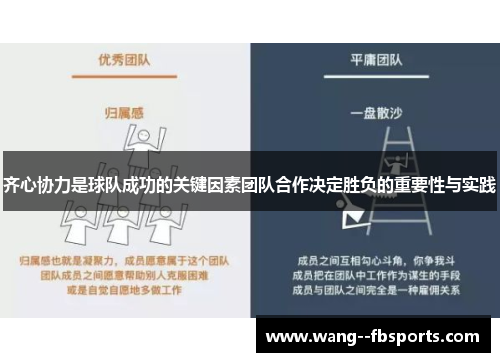 齐心协力是球队成功的关键因素团队合作决定胜负的重要性与实践