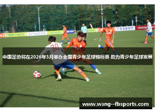 中国足协将在2026年3月举办全国青少年足球锦标赛 助力青少年足球发展